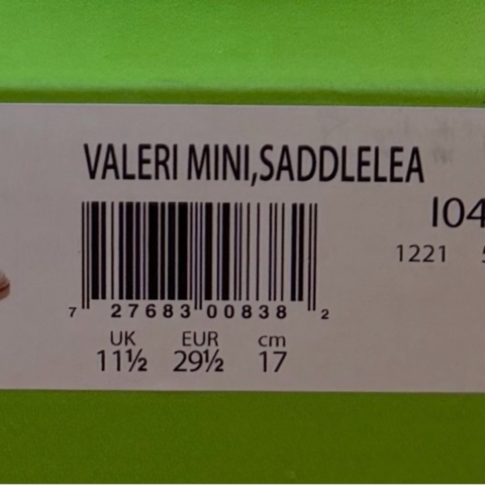 Sam Edelman Valeri Mini Leather Slide Sandals Girls 12 Saddle Brown NWT - Picture 5 of 5